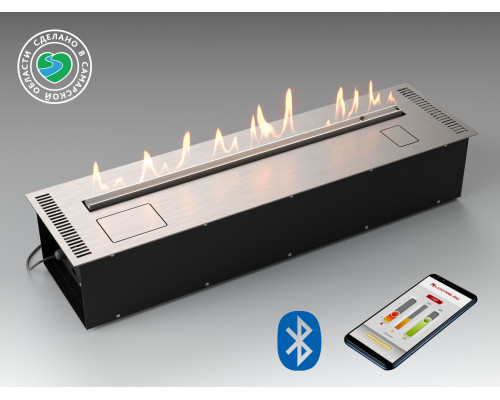 Автоматический биокамин Lux Fire Smart Flame 1000 RC INOX Автоматический биокамин Lux Fire Smart Flame 1000 RC INOX